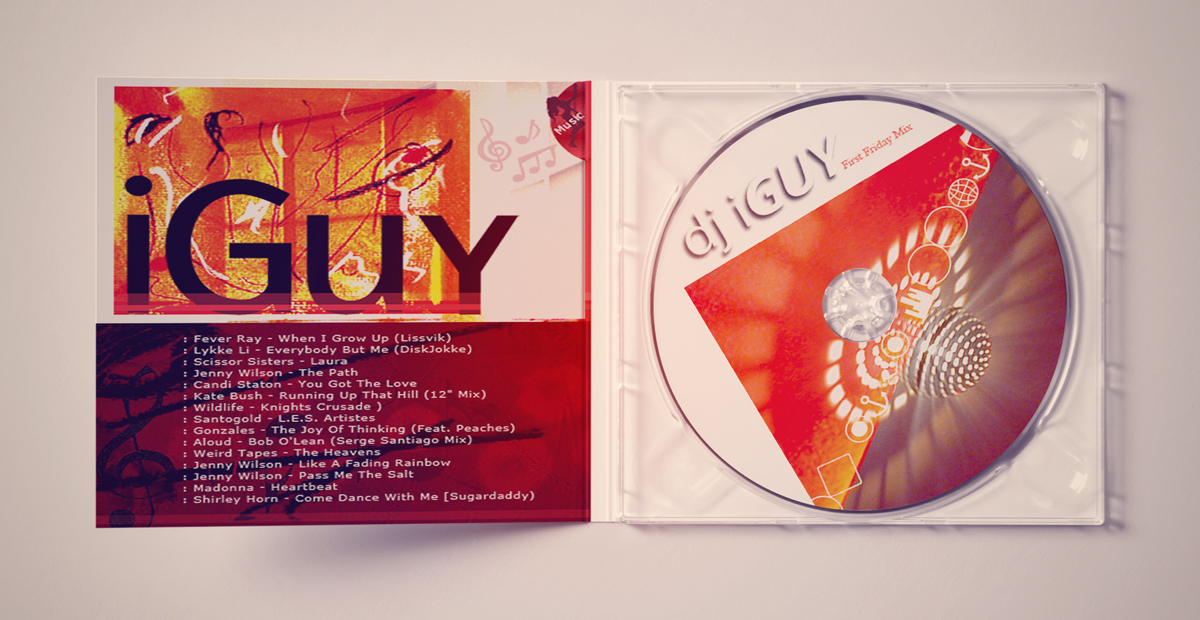 CD Cover Design for Asheville DJIGUY